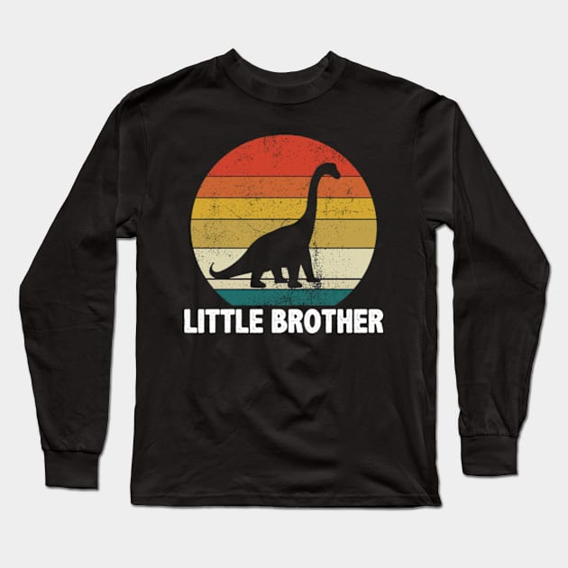 cool retro dinosaurs for little brother Long Sleeve T-Shirt by MinyMerch